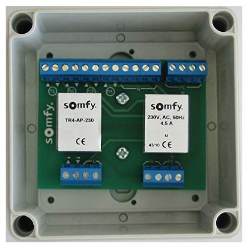 Somfy Trennrelais TR4-AP-230 1822293 für 4 Antriebe Trennrelais Jalousie 3660849562878 von Somfy