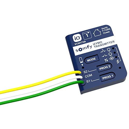 Somfy 1822609 - Unterputzsender io | Sender zur Bedienung von io-Produkten | Kompatibel mit TaHoma (Switch) von Somfy