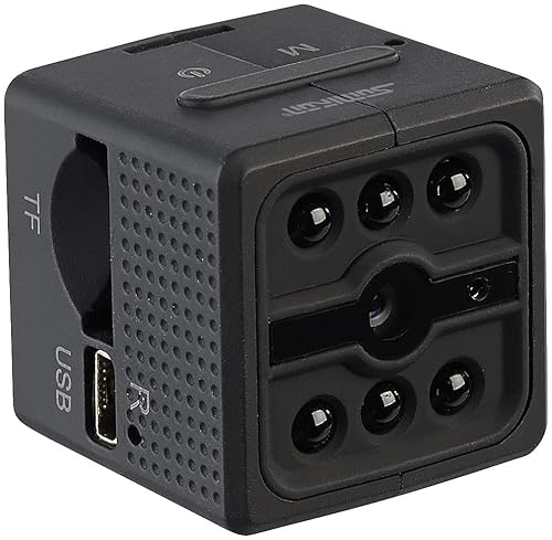 Somikon Spion und Minikamera: Ultrakompakte Akku-Videokamera, Full-HD-Aufnahme, Bewegungs-Erkennung (Mini Videokamera, Kamera Mini, Bewegungsmelder) von Somikon