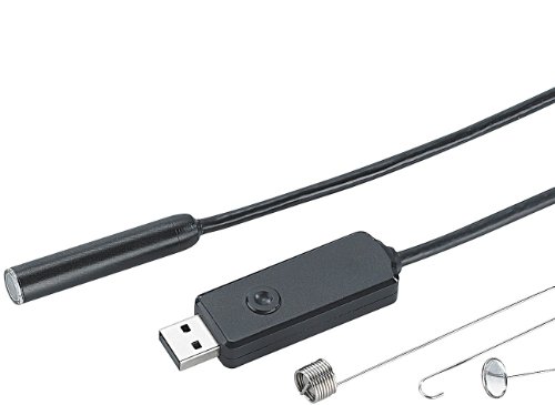 Somikon USBkamera: Wasserfeste USB-Endoskop-Kamera mit 7m-Kabel & LEDs (Kabelkamera, Endoskopkameras, Endoscop Camera) Somikon USBkamera: Wasserfeste USB-Endoskop-Kamera mit 7m-Kabel & LEDs (Kabelkamera, Endoskopkameras, Endoscop Camera) von Somikon