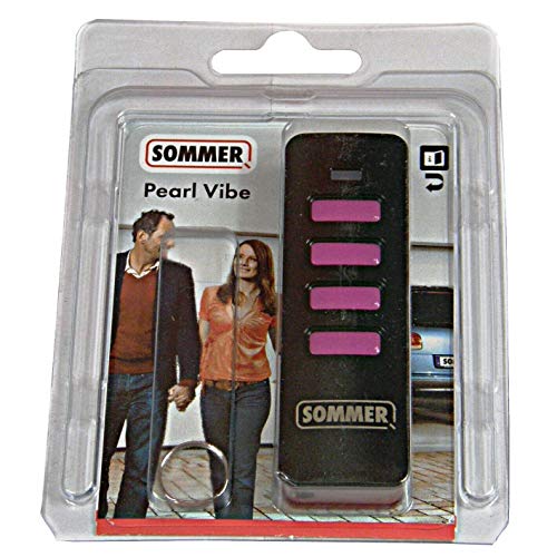 SOMMER PEARL VIBE Handsender Funk Fernbedienung 4-Kanal (4019V001 (Vibe) schwarz/rose) von SOMMER