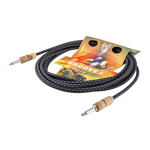 Sommer Instrument Kabel SC-Classique, HICON WOODPLUG, 1 x 0,50 mm² | Klinke/Buchse, HICON | 3,00m | Blue Brand von Sommer