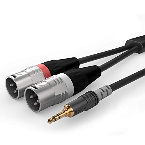 Sommer Cable HBA-3SM2-0150 Audio Adapterkabel [1x XLR-Stecker 3 polig - 1x Klinkenstecker 3.5 mm] 1. von SommerCable