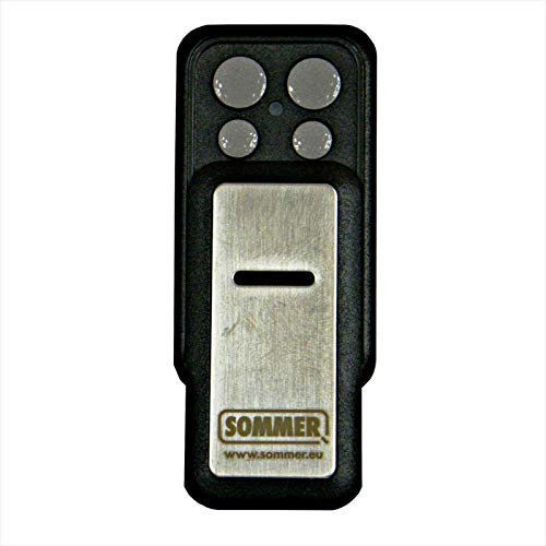 Sommer Cable Transmitter, S10305 Form 4 Command Slider, Edelstahl, 55 x 30 x 14 mm, 868,8 MHz, VHF (FM), 140 m Reichweite, 4 Befehle von SOMMER