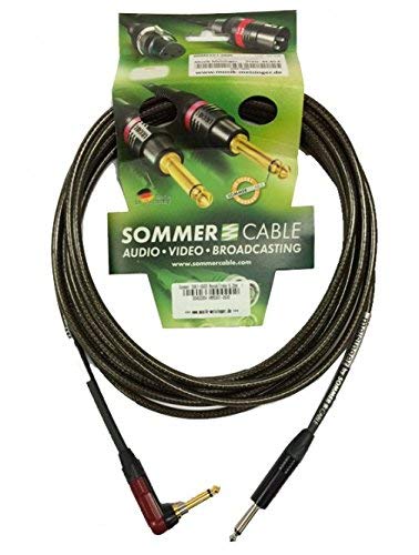 Sommer Cable – Gitarrenkabel Spirit XXL mit Mono-Klinkenstecker NP2X-Bag/Klinke Mono NPR2X-AU-SILENT Neutrik (3 m), Made in Germany by Sommer Cable von SommerCable