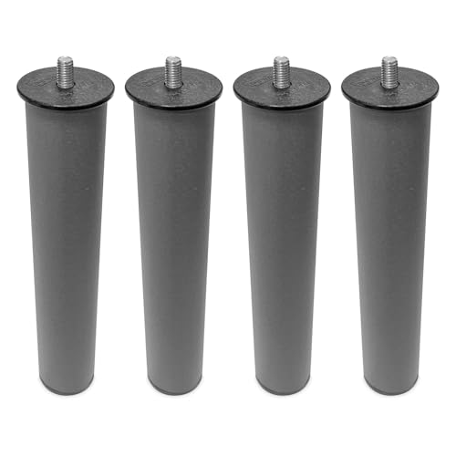 Somnia Descanso - Set mit 4 Füßen mit 27 cm Höhe, rund, Metallgewinde für Lattenrost oder gepolsterte Basis von Somnia Descanso
