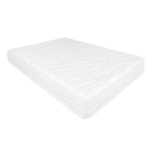 Somnia - Sena Reversible Memory-Foam-Matratze 180x190 (Winterseite-Sommerseite), Festigkeit-mittlere Härte, Dicke 20 cm, milbenhemmend, antibakteriell und hypoallergen von Somnia Descanso