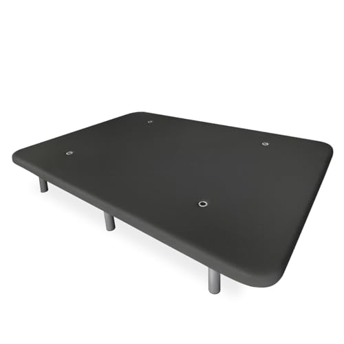 Somnia Descanso - Verstärkte 3D-Polsterbasis, hohe Stabilität mit 5 Querstangen und 6 Metallfüßen, 27 cm, 105 x 190 cm, Schwarz Somnia Descanso - Verstärkte 3D-Polsterbasis, hohe Stabilität mit 5 Querstangen und 6 Metallfüßen, 27 cm, 105 x 190 cm, Schwarz von Somnia Descanso