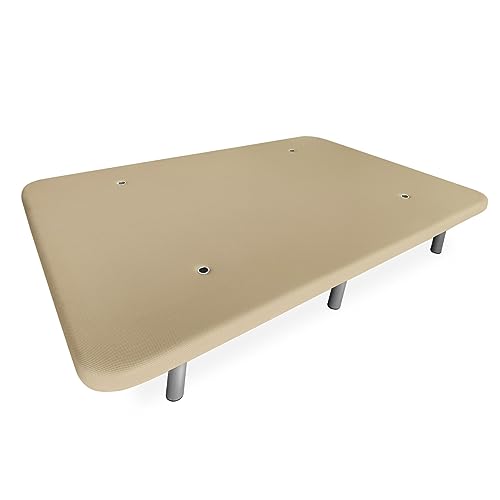 Somnia Descanso - Verstärkter 3D-Polsterfuß, hohe Stabilität mit 5 Querstangen mit Lüftungsventilen und 6 Metallfüßen mit Gewinde von 27 cm, 90 x 190, Beige Somnia Descanso - Verstärkter 3D-Polsterfuß, hohe Stabilität mit 5 Querstangen mit Lüftungsventilen und 6 Metallfüßen mit Gewinde von 27 cm, 90 x 190, Beige von Somnia Descanso