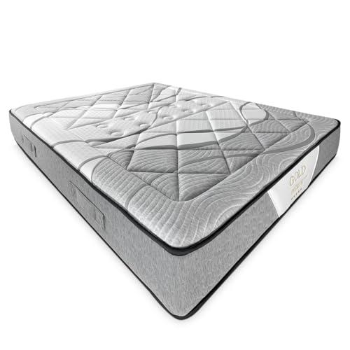 Somnia Descanso Viskoelastische Premium-Komfort-Matratze, 120 x 190 cm, ergonomisch und bequem, Dicke 30 cm, HR-Kern, milbendicht, antibakteriell und hypoallergen von Somnia Descanso