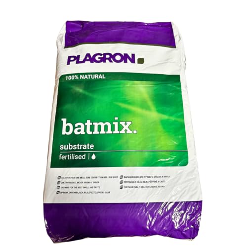 PLAGRON Batmix 50L – Organisch vorgedüngte Pflanzenerde mit Fledermaus-Guano | Bio-Erde für Starkes Wachstum & Blüte | Universell einsetzbar – SomosTrade von SomosTrade