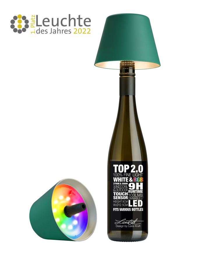 Sompex-Lighting TOP 2.0 GRÜN H11CM D12,5CM RGB KUNSTST, 103lm 1,3W 2700-3000K Sompex-Lighting TOP 2.0 GRÜN H11CM D12,5CM RGB KUNSTST, 103lm 1,3W 2700-3000K von Sompex-Lighting