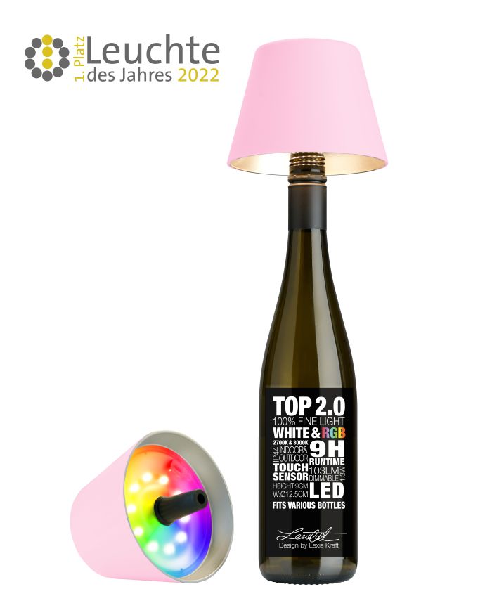 Sompex-Lighting TOP 2.0 ROSA H11CMD12,5CM RGB KUNSTST, 103lm 1,3W 2700-3000K Sompex-Lighting TOP 2.0 ROSA H11CMD12,5CM RGB KUNSTST, 103lm 1,3W 2700-3000K von Sompex-Lighting