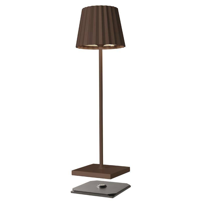 Sompex-Lighting TROLL 2.0 Akku-Tischleuchte Rost von Sompex-Lighting