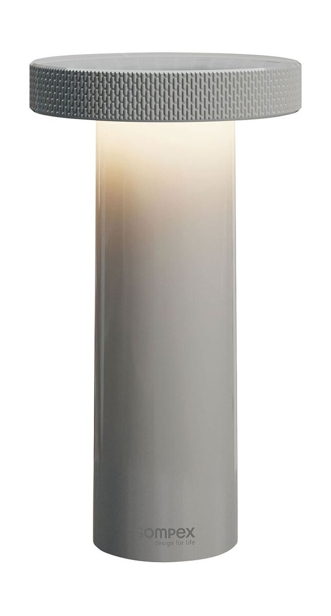 Akku-Tischleuchte 16 cm 1,6 W Volume grau von Sompex