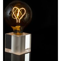 Sompex Cubic Tischleuchte Acryl, mit Motiv Leuchtmittel Herz von Sompex