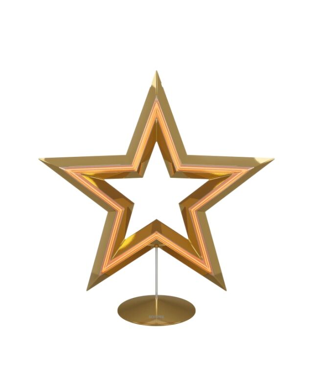 Sompex Freestar Dekoleuchte Stern gold von Sompex
