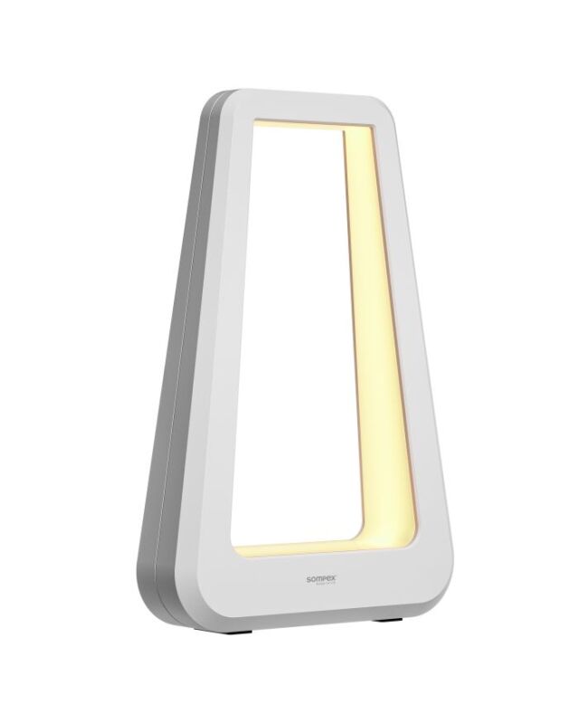 Sompex Gate weiß Akku LED Tischleuchte von Sompex