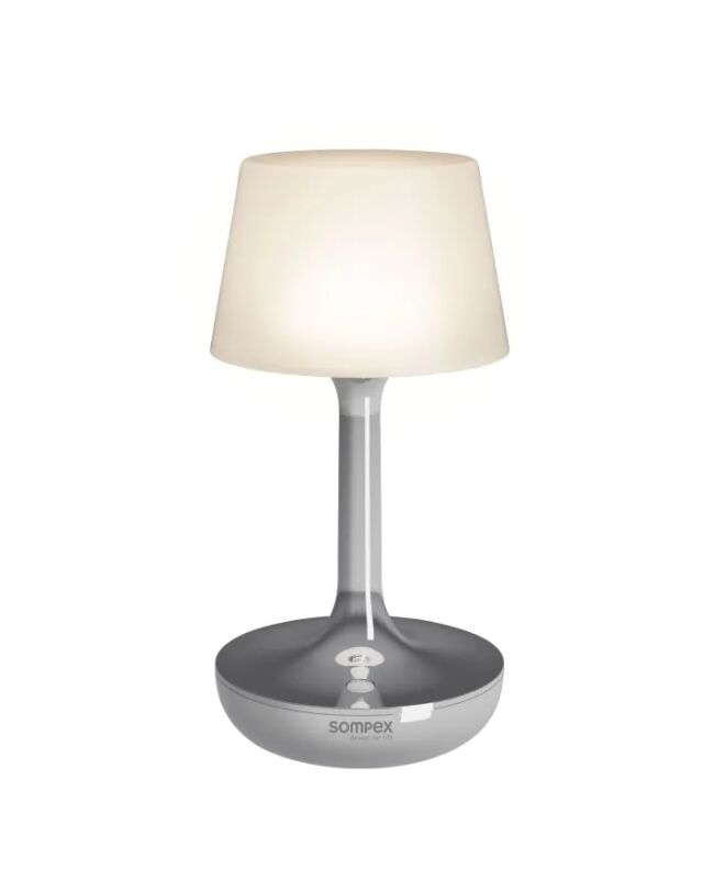 Sompex Ginn Akku LED Tischleuchte chrom Sompex Ginn Akku LED Tischleuchte chrom von Sompex