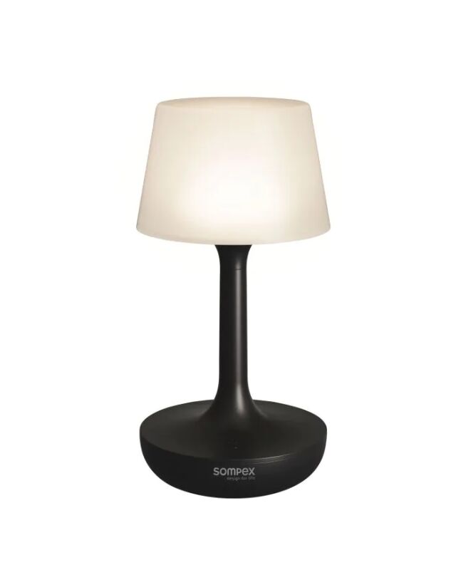 Sompex Ginn Akku LED Tischleuchte schwarz Sompex Ginn Akku LED Tischleuchte schwarz von Sompex