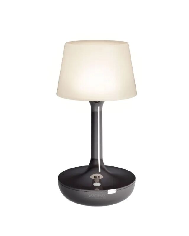 Sompex Ginn Akku LED Tischleuchte space grey von Sompex