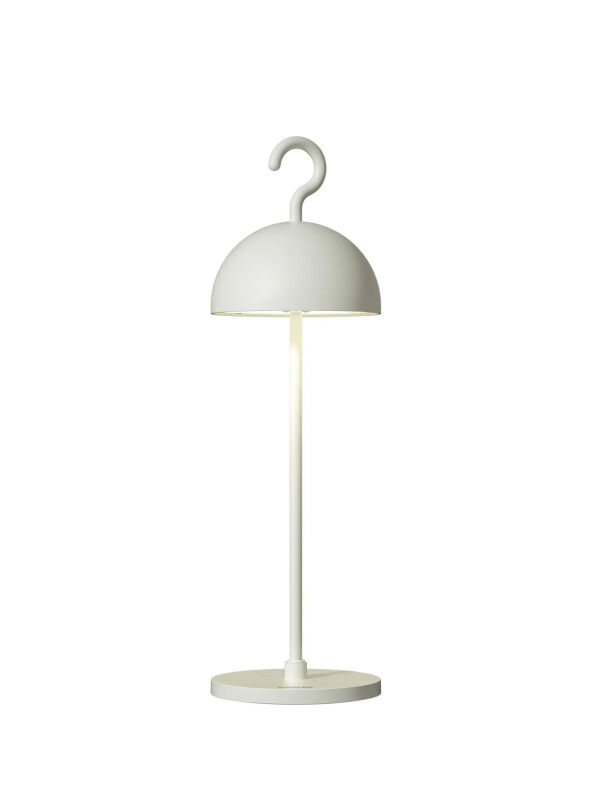 Sompex Hook Akku LED Tischleuchte weiß von Sompex