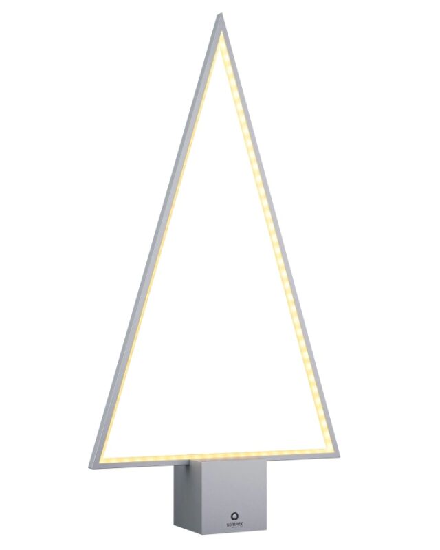 Sompex LED Akku-Tischleuchte Pine 2.0 silber 66cm von Sompex