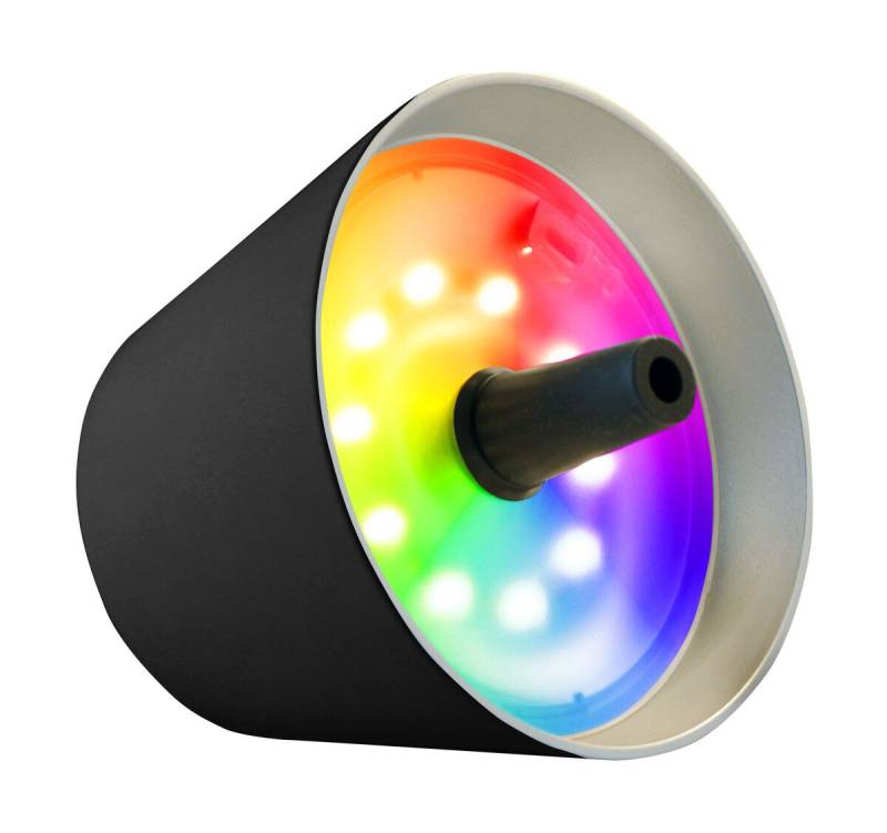 Sompex LED-Leuchte 11 cm 1,3 W Top 2.0 schwarz mit RGB-Farbwechsel von Sompex