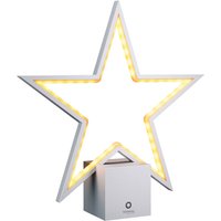 Sompex Lucy 2.0 LED Akkuleuchte, Höhe: 34 cm Silber von Sompex