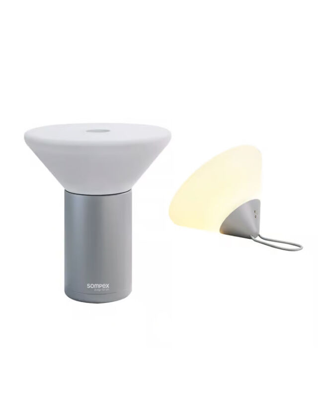 Sompex Mikono Akku-Tisch- Pendelleuchte grau Sompex Mikono Akku-Tisch- Pendelleuchte grau von Sompex