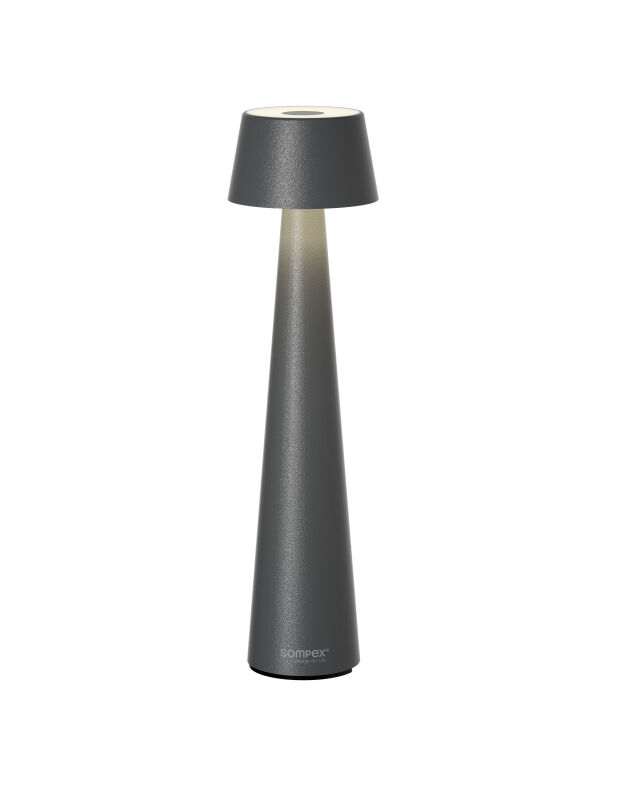 Sompex Mono anthrazit Akku LED Tischleuchte Outdoorleuchte Sompex Mono anthrazit Akku LED Tischleuchte Outdoorleuchte von Sompex