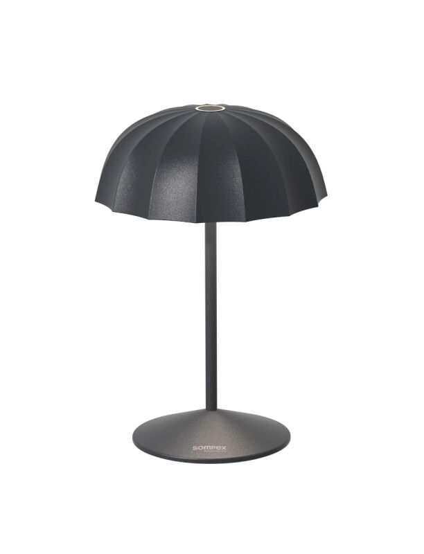 Sompex Ombrellino Akku LED Tischleuchte schwarz Sompex Ombrellino Akku LED Tischleuchte schwarz von Sompex
