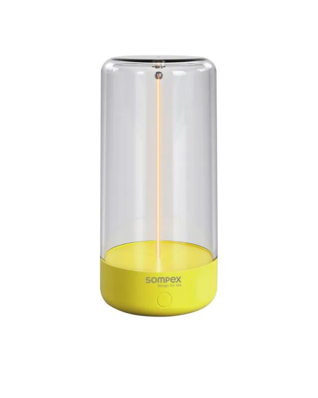 Sompex Pulse Akku LED Tischleuchte neon-gelb von Sompex