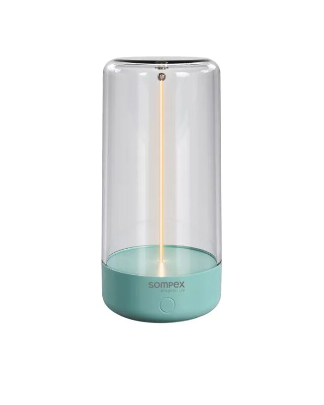 Sompex Pulse Akku LED Tischleuchte türkis Sompex Pulse Akku LED Tischleuchte türkis von Sompex
