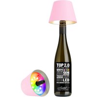 Sompex Top 2.0 RGB LED Akkuleuchte & Flaschenaufsatz rosa Sompex Top 2.0 RGB LED Akkuleuchte & Flaschenaufsatz rosa von Sompex