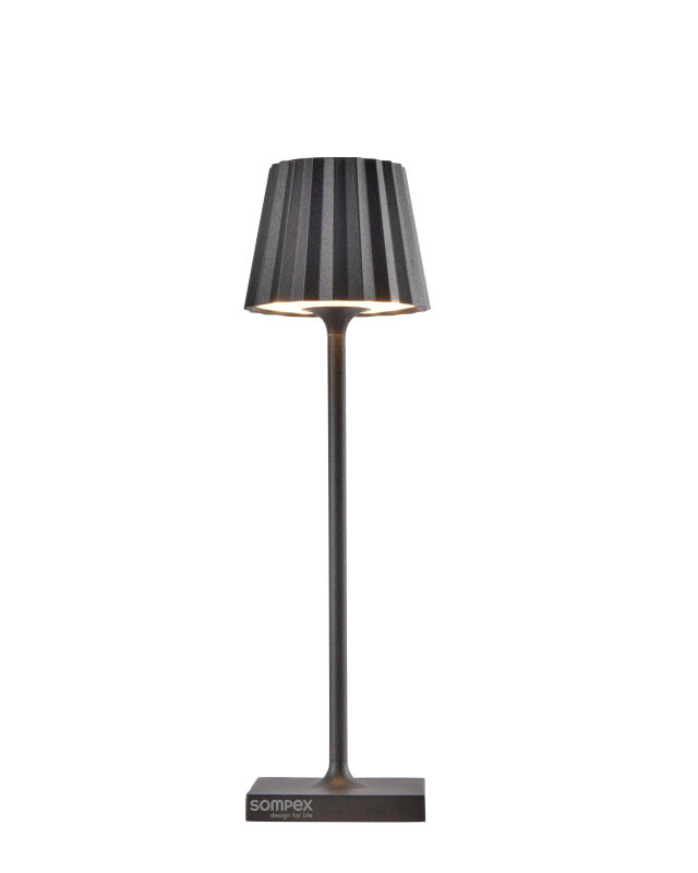 Sompex Troll Nano Akku LED Tischleuchte Outdoorleuchte anthrazit von Sompex