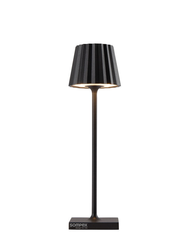 Sompex Troll Nano Akku LED Tischleuchte Outdoorleuchte schwarz von Sompex