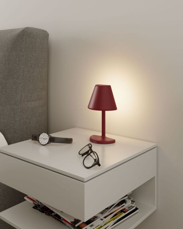 Sompex Twin T Akku LED Tischleuchte rot Sompex Twin T Akku LED Tischleuchte rot von Sompex