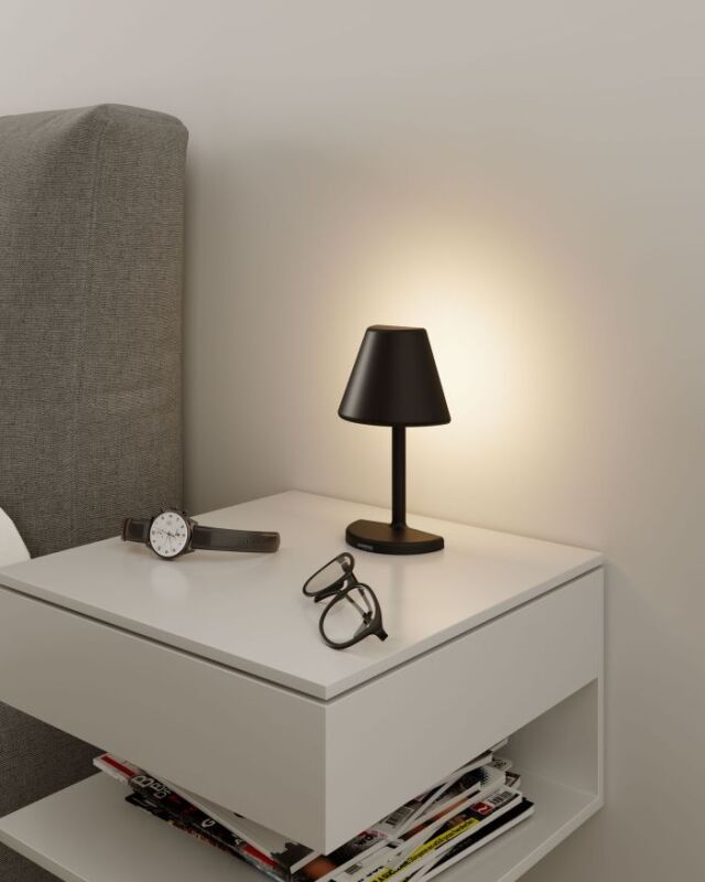 Sompex Twin T Akku LED Tischleuchte schwarz Sompex Twin T Akku LED Tischleuchte schwarz von Sompex