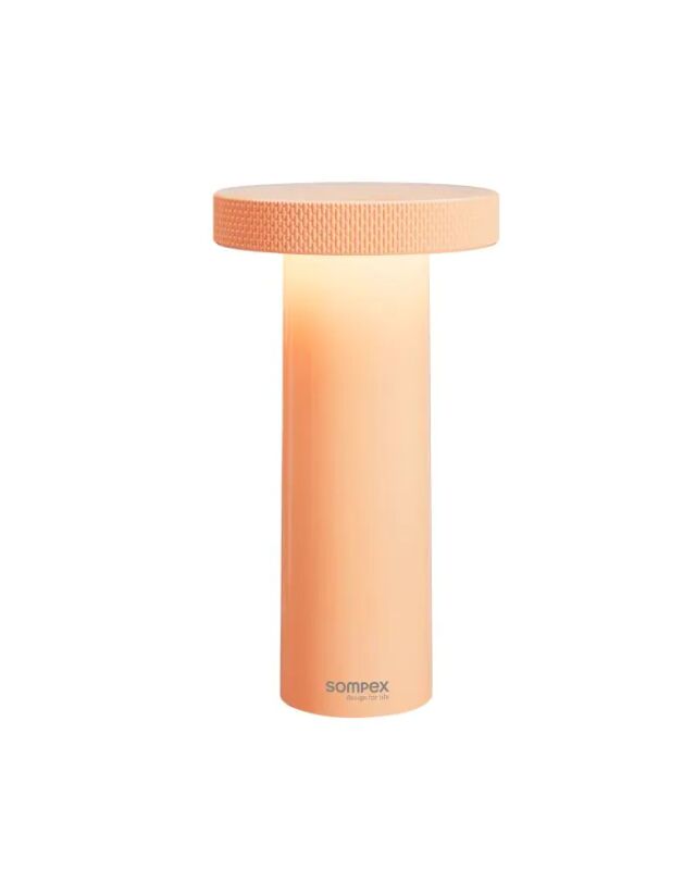 Sompex Volume Akku-Tischleuchte apricot von Sompex