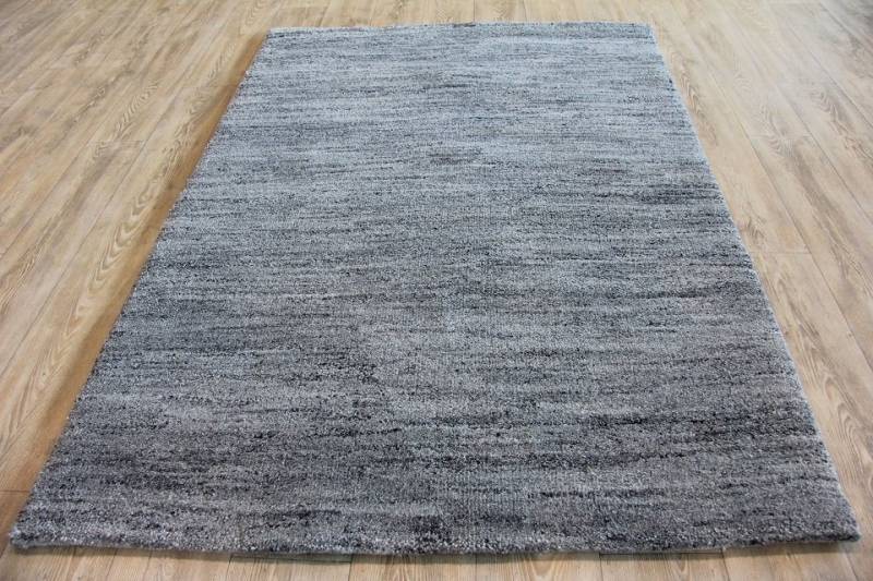 Teppich Berber Teppich Wollteppich, grau silberfarben, Sona-Lux, rechteckig, Höhe: 32 mm, Berber Teppich, Teppich natur Schurwolle, Handgeknüpft, Teppich rechteckig quadratisch, Läufer, Brücke, aus Marokko, reine Wolle, für Wohnzimmer Esszimmer & Schlafzimmer von Sona-Lux