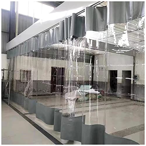 Sonakia Klare Planenvorhänge Für Außenbereich, Planen-pavillon-seitenwände Mit Ösen, Transparente wasserdichte PVC-planen-Zelt-seitenwände,für Pergola, Garage, Terrasse,WxH-4x2m/13.12 * 6.56ft von Sonakia