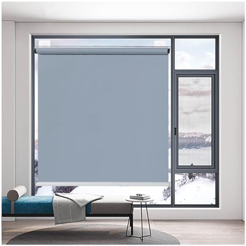 Verdunkelungsrollos, Fenster Rollos Dachfenster, Thermovorhänge, Einziehbarer Sonnenschutzrollos Für Balkon, Seitenzugrollo Klemmrollo, Sonnenschutz/uv-Schutz Jalousien,grey-80x130cm/31 * 51in Verdunkelungsrollos, Fenster Rollos Dachfenster, Thermovorhänge, Einziehbarer Sonnenschutzrollos Für Balkon, Seitenzugrollo Klemmrollo, Sonnenschutz/uv-Schutz Jalousien,grey-80x130cm/31 * 51in von Sonakia