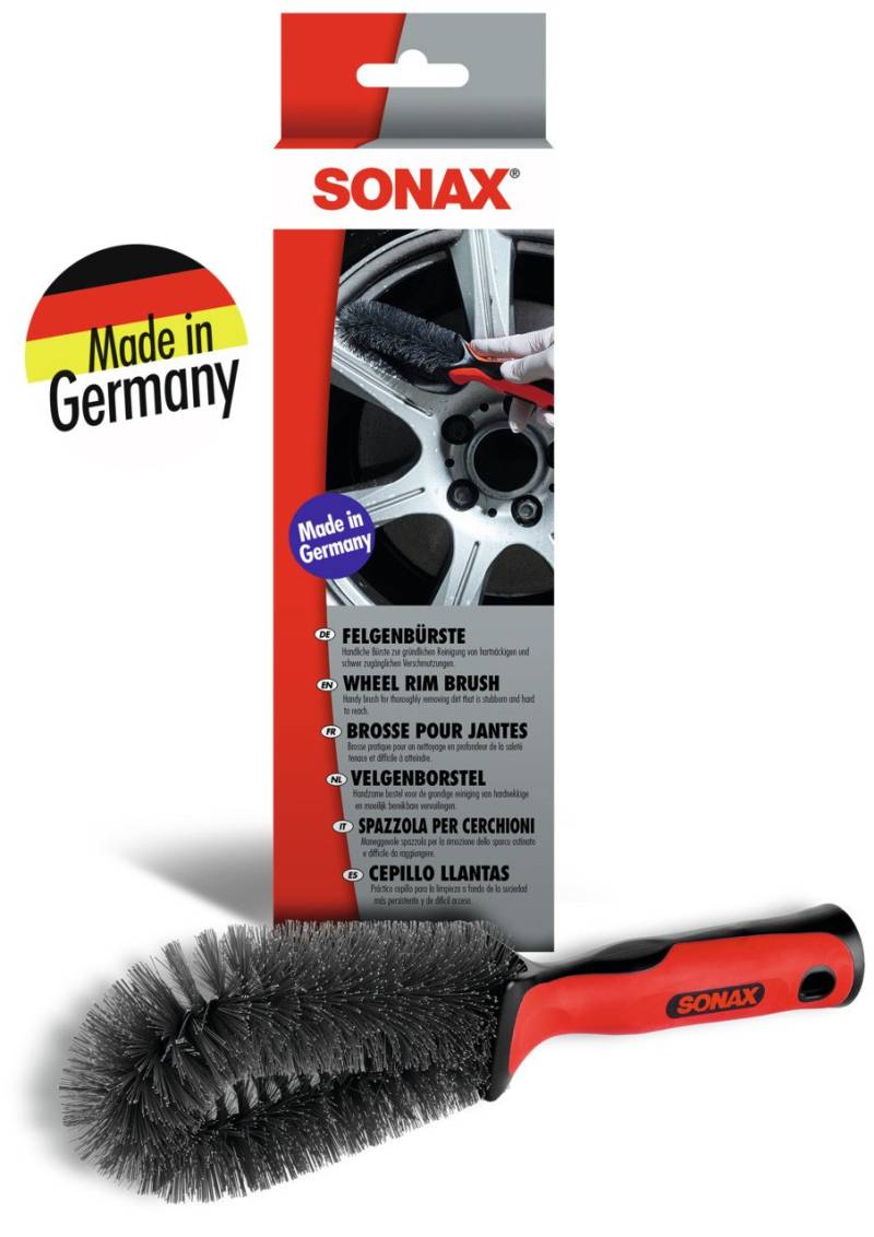 Sonax Felgenbürste rund rot schwarz von Sonax