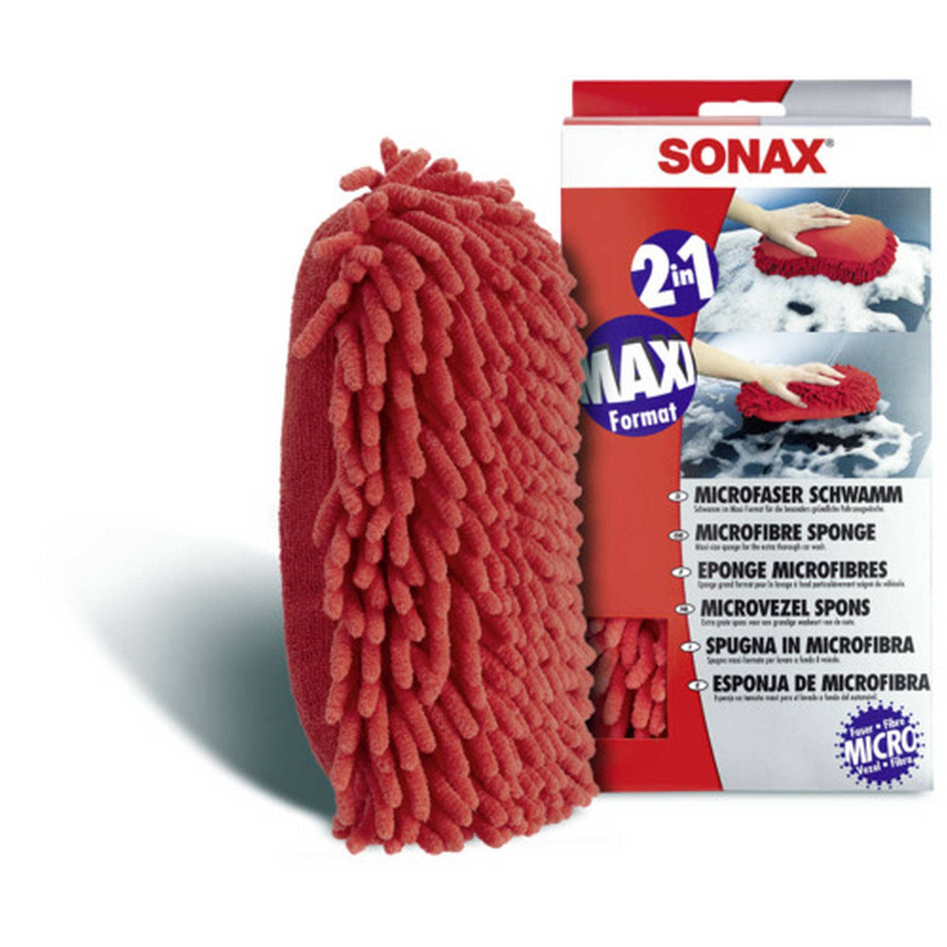 Sonax Microfaser-Schwamm 2 in 1 Maxi Sonax Microfaser-Schwamm 2 in 1 Maxi von Sonax