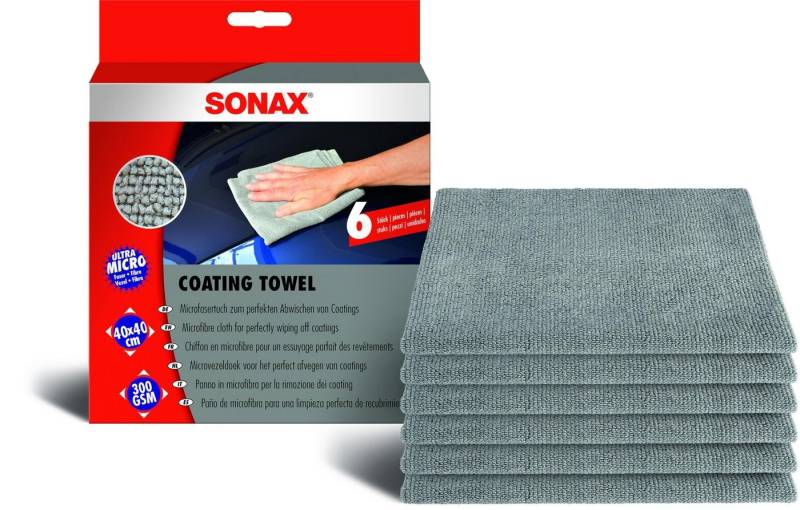 Sonax SONAX Coating Towel (6er Pack) Lackpolitur von Sonax