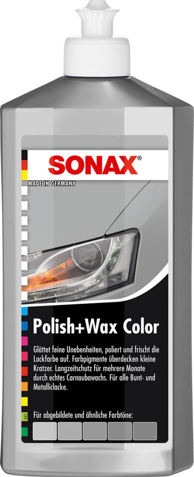 Sonax SONAX Polish & Wax Color NanoPro silber/grau 500 ml Lackpolitur Sonax SONAX Polish & Wax Color NanoPro silber/grau 500 ml Lackpolitur von Sonax