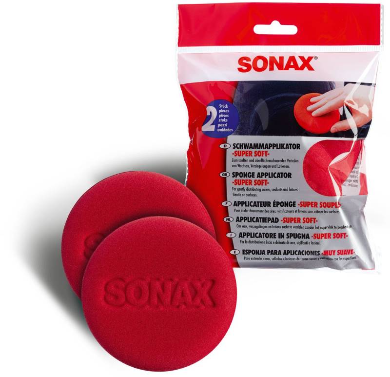 Sonax SONAX SchwammApplikator -Super Soft- (2 Stück) Lackpolitur von Sonax