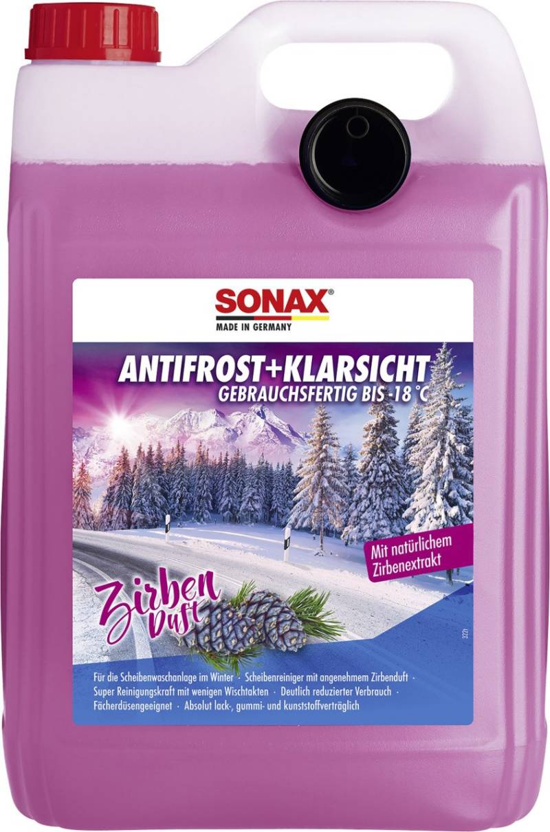 Sonax Scheibenfrostschutz -18°C gebrauchsfertig 5 L mit Zirbenduft von Sonax