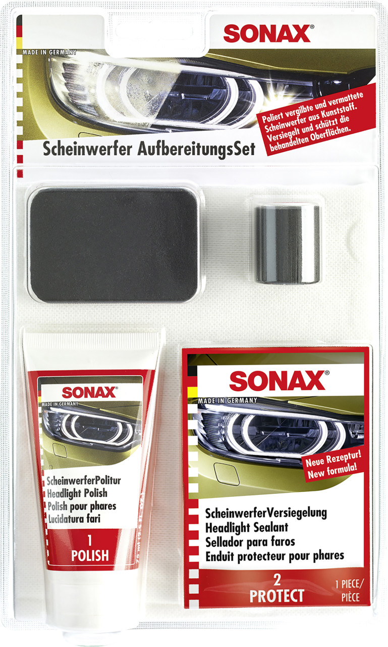 Sonax Scheinwerfer Aufbereitungsset 2-teilig von Sonax